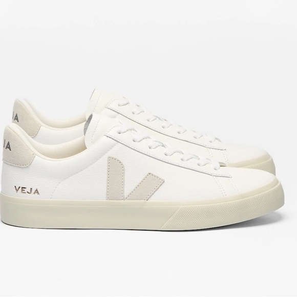 Veja Campo Leather Extra White/Natural Suede. Women's Size 5. New in box. - Picture 1 of 7